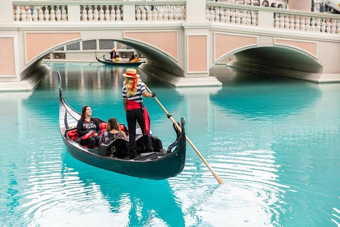 Gandola ride inside the Venetian Casino