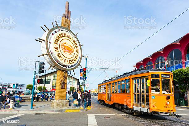 Cable Car into Fisherman's Wharf