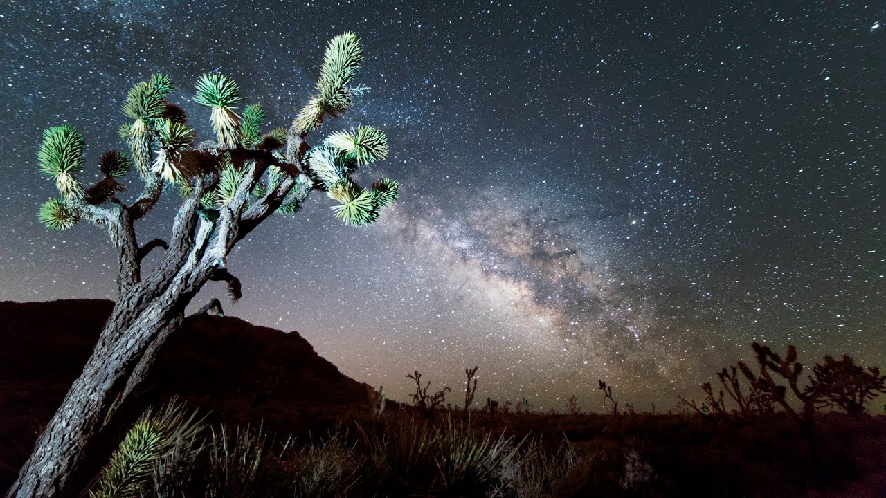Star Gazing over Mojave Desert