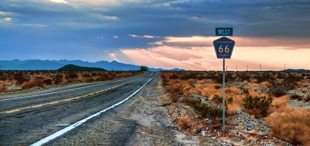Route 66 thru Mojave